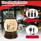 Snow Globe-Snowman Musical Christmas Lantern with 6 Hour Timer USB Lined/Battery Operated Retro Style Glitter Globe for Xmas Indoor Decoration and Santa Gifts
